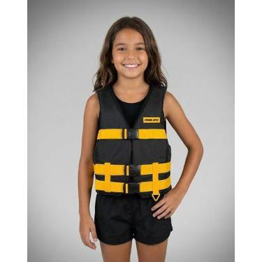 Imagem de Colete Flutuador Simetria Spectrum Infantil - Prolife, Amarelo, P (Até