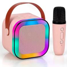 Caixa De Som Infantil C Microfone Bluetooth Portatil Karaokê - GENZO