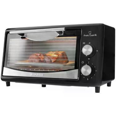 Imagem de Forno Pratic Cook 6L Mondial Preto 650W FR-09, Preto, 110V
