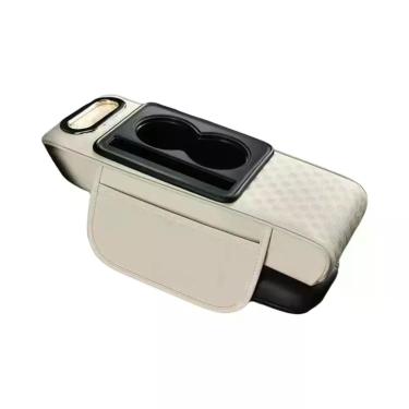 Imagem de Almofada Elevada Para Apoio De Braço De Carro Com Suporte Para Copos E