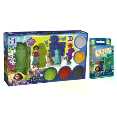 Imagem de Kit Brinquedo Infantil Encanto: Kit de Massinha de Modelar + Jogo de C