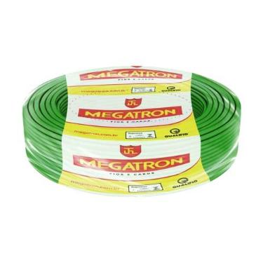 Imagem de Fio Cabinho Flexível Megatron 4,0 mm Rolo com 100 m Verde