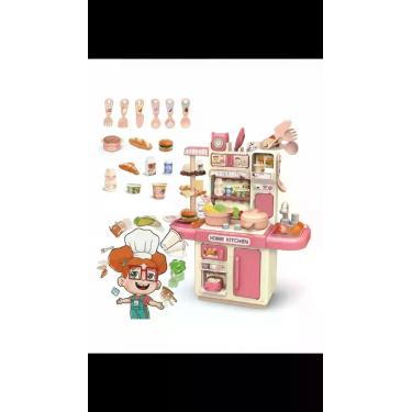 Imagem de Cozinha Infantil Brinquedo 33 Acessórios Sai Água - Congratulations St