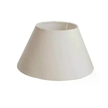 Imagem de Cúpula para abajur luminaria 27x17x43cm Tecido Algodão Soquete Naciona