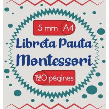 Imagem de Libreta pauta Montessori 5 mm |Cuaderno A4 para caligrafía con pauta Montessori 5 mm: Caligrafía para Niños + 5 años, adolescentes y adultos | 120 ... en blanco para escritura (Spanish Edition)