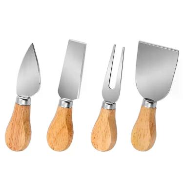 Imagem de Conjunto Jogo De Utensílios Queijo Inox 4 Peças Gourmet