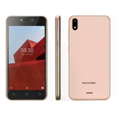 Imagem de Smartphone Multilaser E P9129 32GB Dourado 3G QuadCore 512MB Câm.5MP D