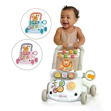 Imagem de Andador Bebê Infantil de Empurrar Musical Didático Educativo - Atentu,