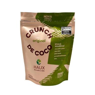 Imagem de Snack Crunch Sabor Coco Original Zero Açúcar Haux  100g