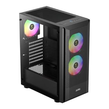 Imagem de Gabinete Gamer Gamdias Aura GC6 ARGB Preto com 3 fans
