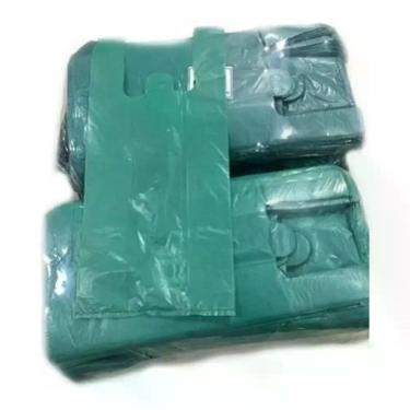 Imagem de Sacola Plástica Reciclada 30x40 10 kg para Embalagens Diversas com Polietileno Recuperado Preto Higipack