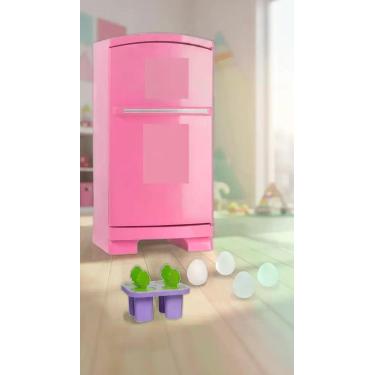 Imagem de Geladeira Infantil de Brinquedo 50cm com Acessórios - Congratulations 