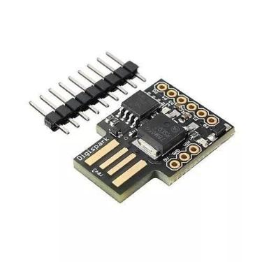Imagem de Módulo Digispark Attiny85 USB I2C SPI PWM Analógico - Placa de Desenvo