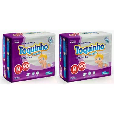 Imagem de Kit Fralda Toquinho Confort Sec Hiper (Dia & Noite) Tam M - ATACADO BA