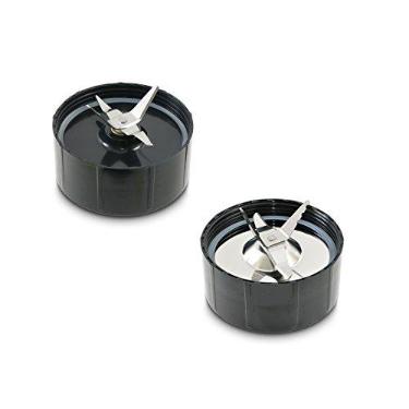 Imagem de Pacote de lâmina de lâmina de barbear de gelo e lâmina de reposição - peças de reposição para liquidificador Magic Bullet, suco e misturador (modelo MB1001)
