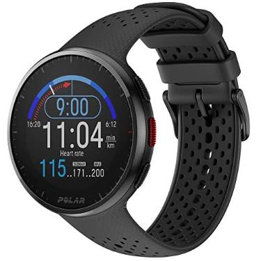 Imagem de Polar Pacer Pro Preto - Relógio com GPS avançado, Design ultraleve e botões aderentes, Programas de treino e recuperação, Monitor de FC, Contraste de tela aprimorado, Controles de música
