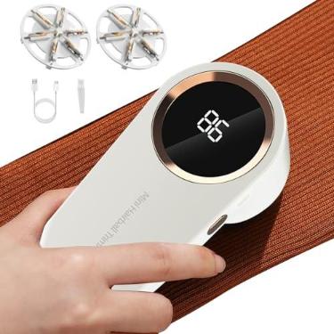 Imagem de Barbeador removedor de fiapos, barbeadores de tecido para roupas - Barbeador de suéter - 6 folhas led display digital de forma rápida e eficaz, poderosos barbeadores de tecido alimentados Xiaofeigun