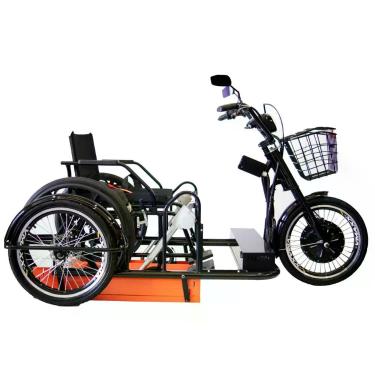 Imagem de Triciclo Para Cadeirante Com Plataforma - Smart Brasil