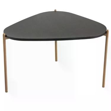 Imagem de Mesa De Centro Alta Base Dourada - Nero