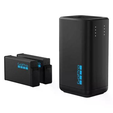 Imagem de Carregador e Bateria para Câmera de Ação Gopro AMDBD-001 1960MAH com Carregamento Inteligente e Indicadores LED