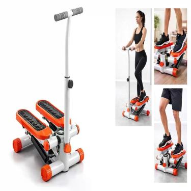 Imagem de Mini Stepper com Guidão 104cm para Caminhada e Exercícios de Pernas e Glúteos com Monitor Digital Yeet