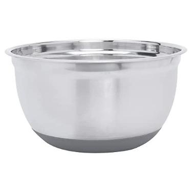 Imagem de Mimo Style Bowl 4,3 Litros 26cm, Feita de Aço Inoxidável Com Fundo Em Silicone. Com Acabamento Fosco. Esse Produto Torna a Mistura Mais Fácil. Resistente, Durável e Elegante Para Sua Cozinha, AN912