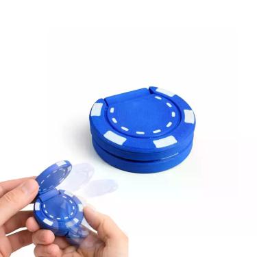 Imagem de Fidget ficha cassino anti stress ansiedade Toy Pôquer Poker Cor:Vermel
