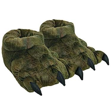 Imagem de Pantufa Garra Dinossauro Solado Tecido Emborrachado (G 37/39)