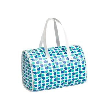 Imagem de Bolsa Sacola Estampada Térmica Baú 8 Litros Pequena Impermeável Multiuso (Azul Assencio)