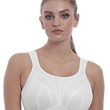 Imagem de Freya Sutiã esportivo feminino dinâmico sem fio com conversão nas costas Racer, Branco, 30DD