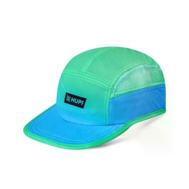 Imagem de Boné HUPI Run Fast Air para Corrida FPU 50+ Respirável, Verde, Azul, U