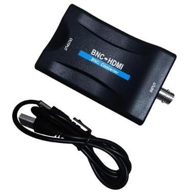 Imagem de Meekwds Adaptador Coaxial Para Hdmi, Conversor BNC Para Hdmi, Adaptador De Vídeo 1080P/720P HD Para Antena De TV, Monitor De Vigilância, PS2, PS3, PSP