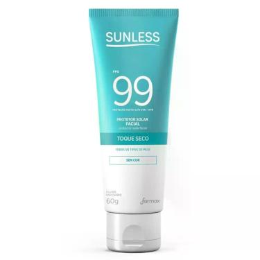 Imagem de Protetor Solar Facial Sunless Toque Seco Fps99 Sem Cor 60g