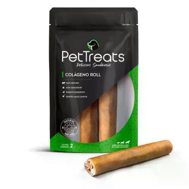 Imagem de Petisco para Cachorro Natural 2un Colágeno Roll PetTreats