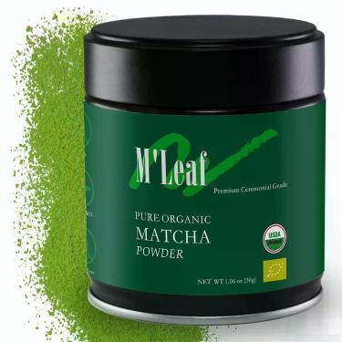 Imagem de Pó de Matcha Orgânico Grau Cerimonial 30g Sem Açúcar - M'Leaf
