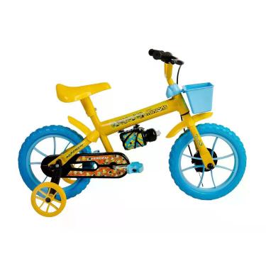 Imagem de Bicicleta Infantil Aro 12" Verden Bikes Minions Amarela com Rodinhas e