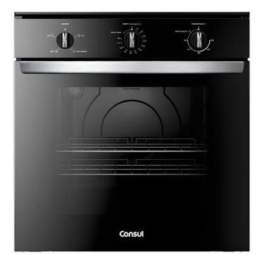 Imagem de Forno Eletrico Embutir 84l Preto 220v Grill Cook - Consul 220v Preto,