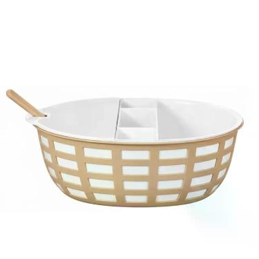 Imagem de Kit Açucareiro Organizador De Mesa Com Cesta E Acessórios Restaurante 