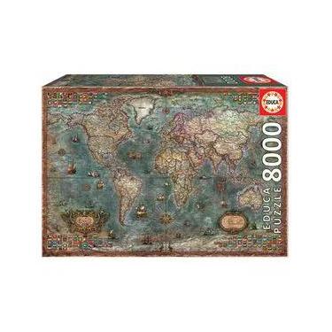 Imagem de Puzzle 8000 peças Mapa Histórico - Educa 18017