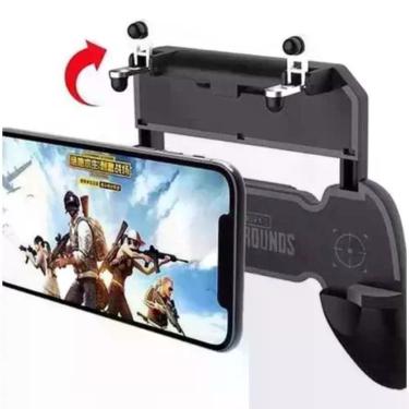 Imagem de Controle Game Pad Free Fire Pubg Garena Call Of Duty Fifa 20 para Dispositivos Touch com Gatilhos de Ferro
