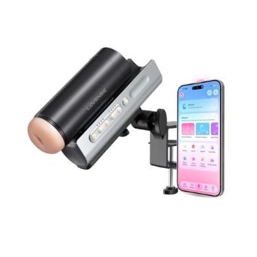 Imagem de Lovense Solace Pro Masturbador Masculino Automático, Máquina de Boquete de Empurrão com Controle Remoto por Aplicativo com Experiência de IA/VR Imersiva Brinquedos Sexuais Masculinos Ajustáveis para Prazer Masculino