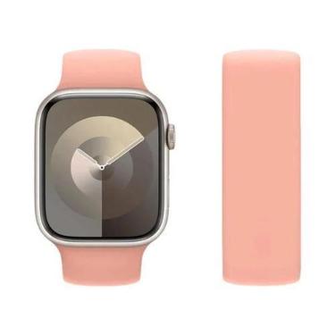 Imagem de Pulseira De Silicone Solo Loop Para Apple Watch De 44mm 45mm 46mm 49mm