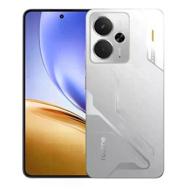 Imagem de Smartphone Realme 14 5G 256GB 8GB RAM Dual SIM Tela 6.67" - Prata, Pra