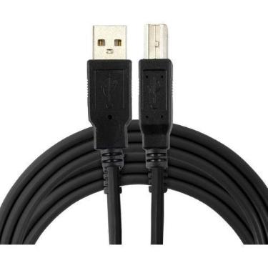 Imagem de Cabo impressora 3m 3 metros Usb Compatível com Brother - WLW