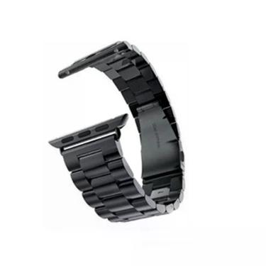 Imagem de Pulseira Smartwatch Kit 3 Unidades Aço Elo Inteligente Acessorio Smartband