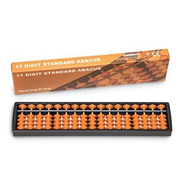 Imagem de Calculadora Soroban padrão digital Abacus-25,4 cm (10") profissional de 17 colunas (ferramenta funcional e educativa)