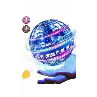 Imagem de Brinquedo Mini Drone Spinner Fidget Ufo Voador Led Vermelho - Congratu