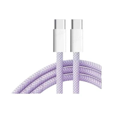 Imagem de Cabo Colorido USB C Para Tipo C De Carregamento Rápido 60W Para iPhone