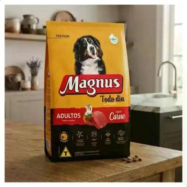 Imagem de Ração Magnus Todo Dia 15kg Para Cães Adultos Sabor Carne Premium