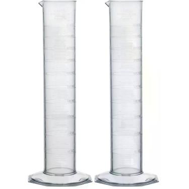 Imagem de Cilindro Graduado EISCO 1000 ml TPX Plástico  Pacote com 2 unidades